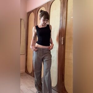 Y2K Vintage office siren trousers